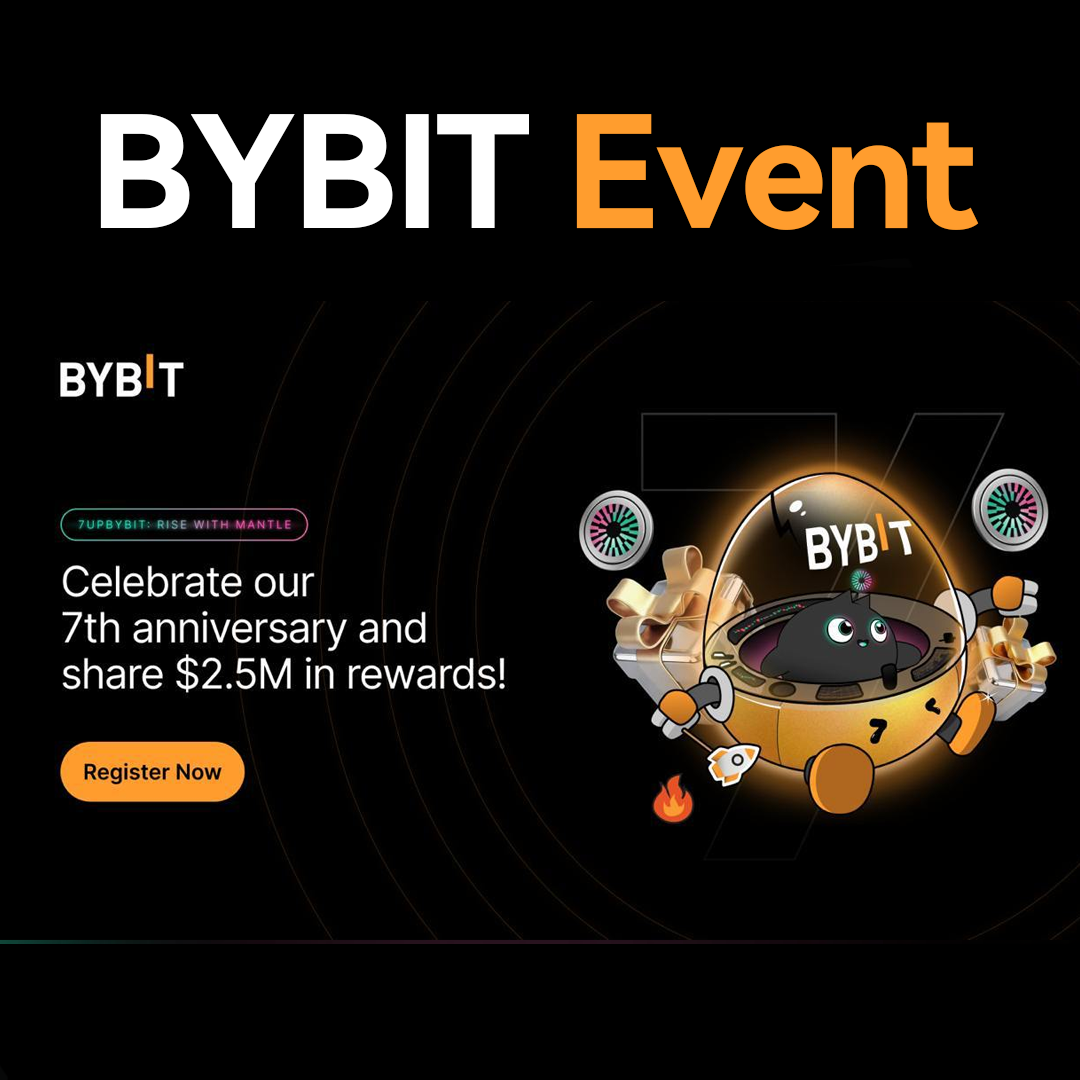 Bybit 총 상금 $2,500,000 바이비트 7주년 이벤트 – 테더맥스