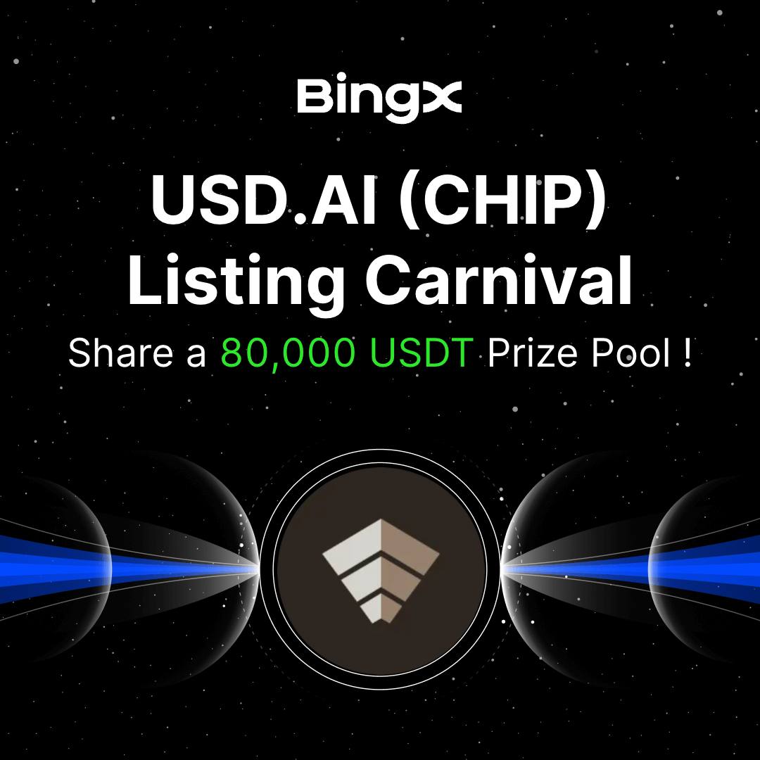 Bingx CHIP token 상장 이벤트 오픈했습니다! – TetherMax